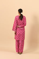 2 Piece Unstitched Printed Lawn Embroidered Suit (UC0013)